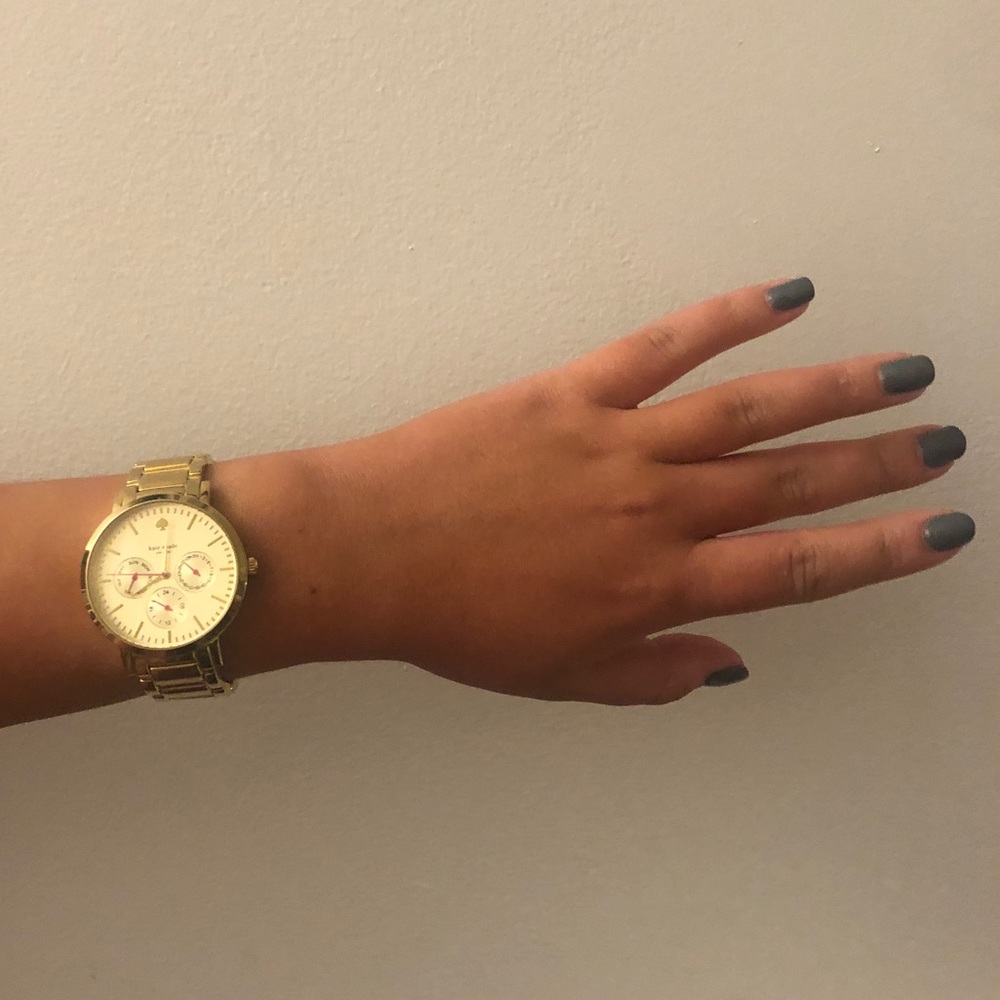 Kate Spade Gold Gramercy Grand Bracelet Watch